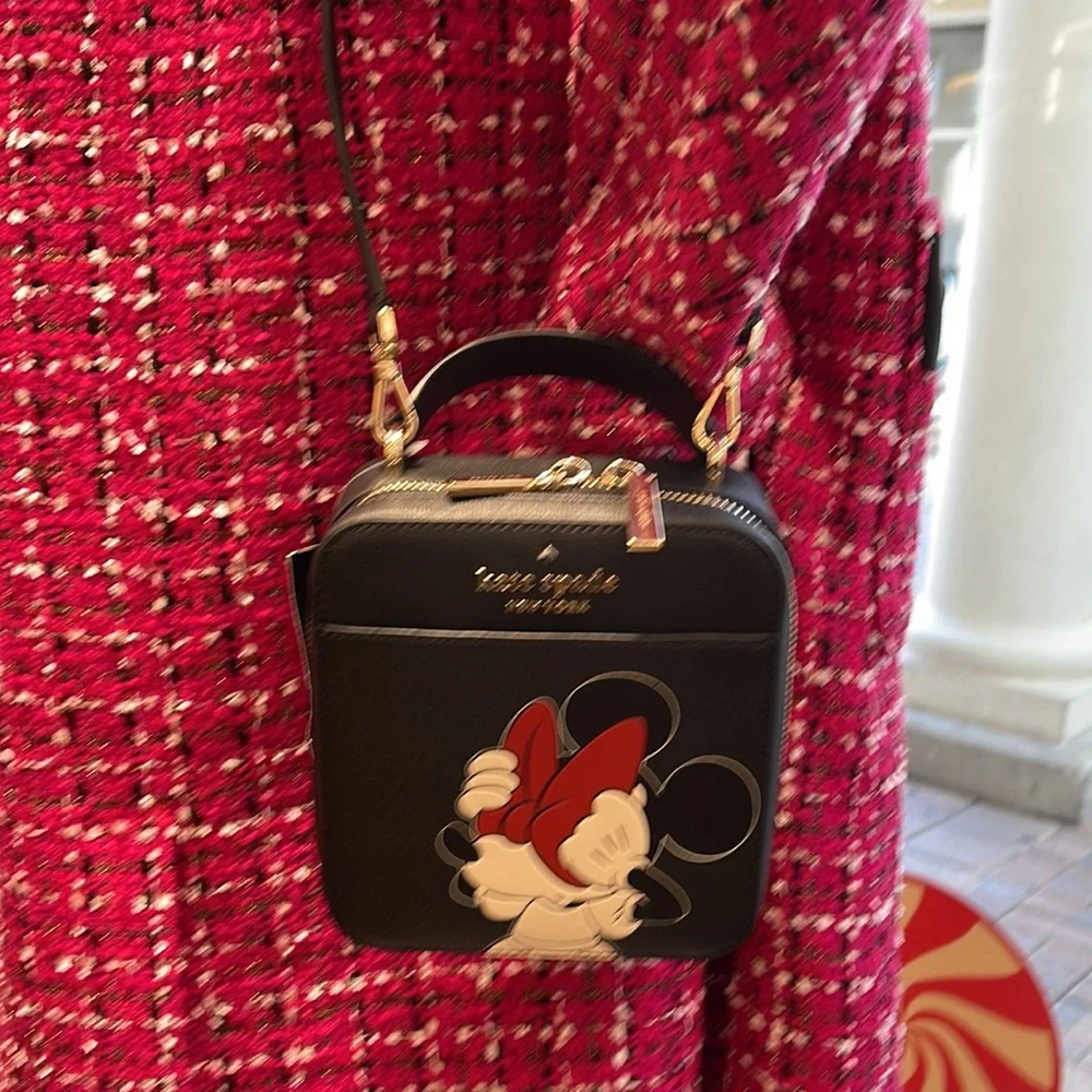 Kate Spade Disney X Kate Spade New York Minnie Mouse Daisy Vanity Crossbody Bag - Picture 12 of 16